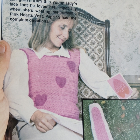 Vintage Crochet World Omnibook Magazine Spring 1988 - Picture 7 of 7